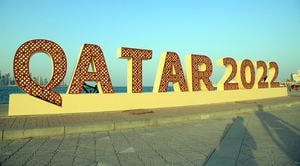 Mundial Qatar 2022: aficionados comienzan a llegar a suelo árabe