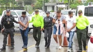 Presuntos integrantes de una banda que al parecer se dedicaba a la ejecución de homicidios selectivos en el departamento del Tolima