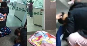 Hombre murió afuera del hospital de México. Captura de imágenes: @siete_letras