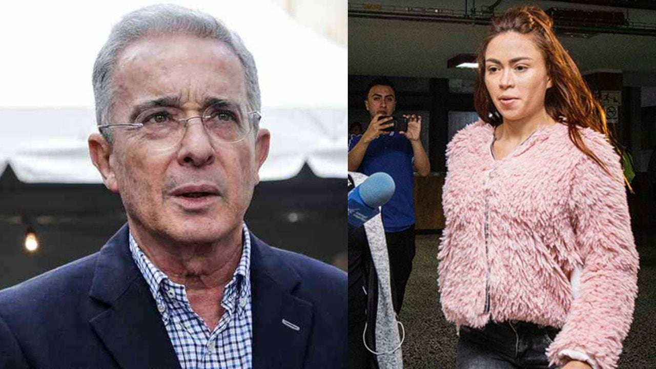 El expresidente Uribe y la influencer Epa Colombia
