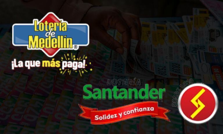 Estos son los resultados de la Lotería de Medellín y de Santander