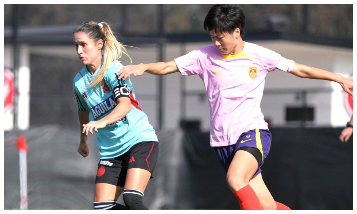 Selección Colombia Femenina de mayores enfrentó su amistoso contra China