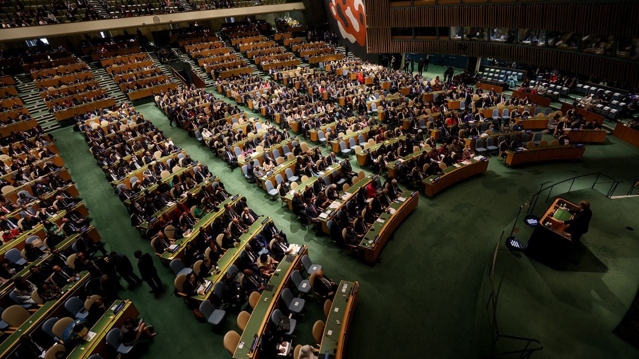 Asamblea General de la ONU en Nueva York en septiembre de 2022.