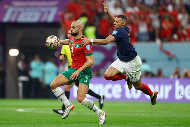 En imágenes : Las mejores jugadas de Francia vs Marruecos
