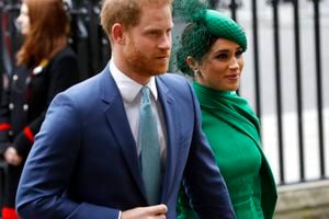 FILE - In this March 9, 2020, file photo, Britain's Harry and Meghan the Duke and Duchess of Sussex arrive to attend the annual Commonwealth Day service at Westminster Abbey in London. Almost as soon as Meghan and Prince Harry's interview with Oprah Winfrey aired, many were quick to deny Meghan’s allegations of racism on social media. Many say it was painful to watch Meghan’s experiences with racism invalidated by the royal family, members of the media and the public, offering up yet another example of a Black woman’s experience being disregarded and denied.  (AP Photo/Kirsty Wigglesworth, File)