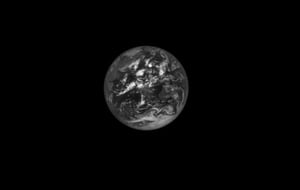 La misión pasó recientemente por la Tierra, capturó esta mirada a nuestro planeta. Foto: Nasa