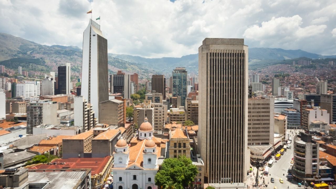 Panorámica de Medellín.