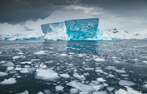 Iceberg en la Antártida se destruyó