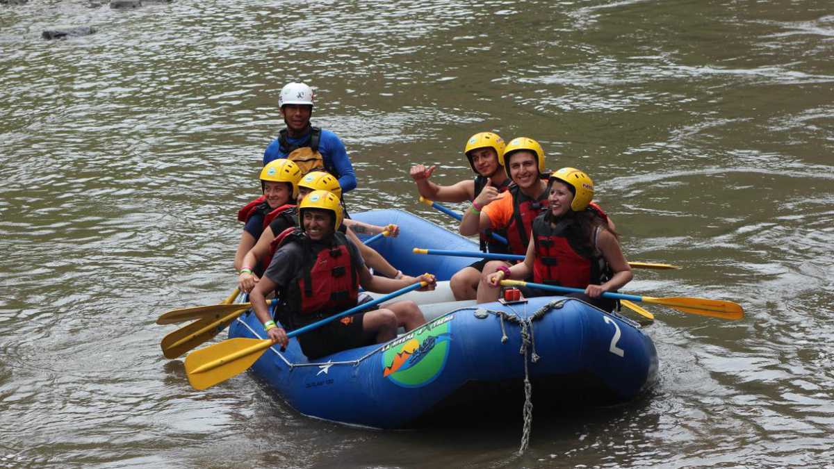El rafting es una de las actividades más llamativas que desarrollan las agencias de turismo de Útica y Tobia en el río Negro.
