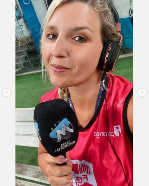 Gisele Kümpel, periodista deportiva brasileña, denunció haber sido acosada sexualmente por la persona que se disfraza de la mascota del Porto Alegre.