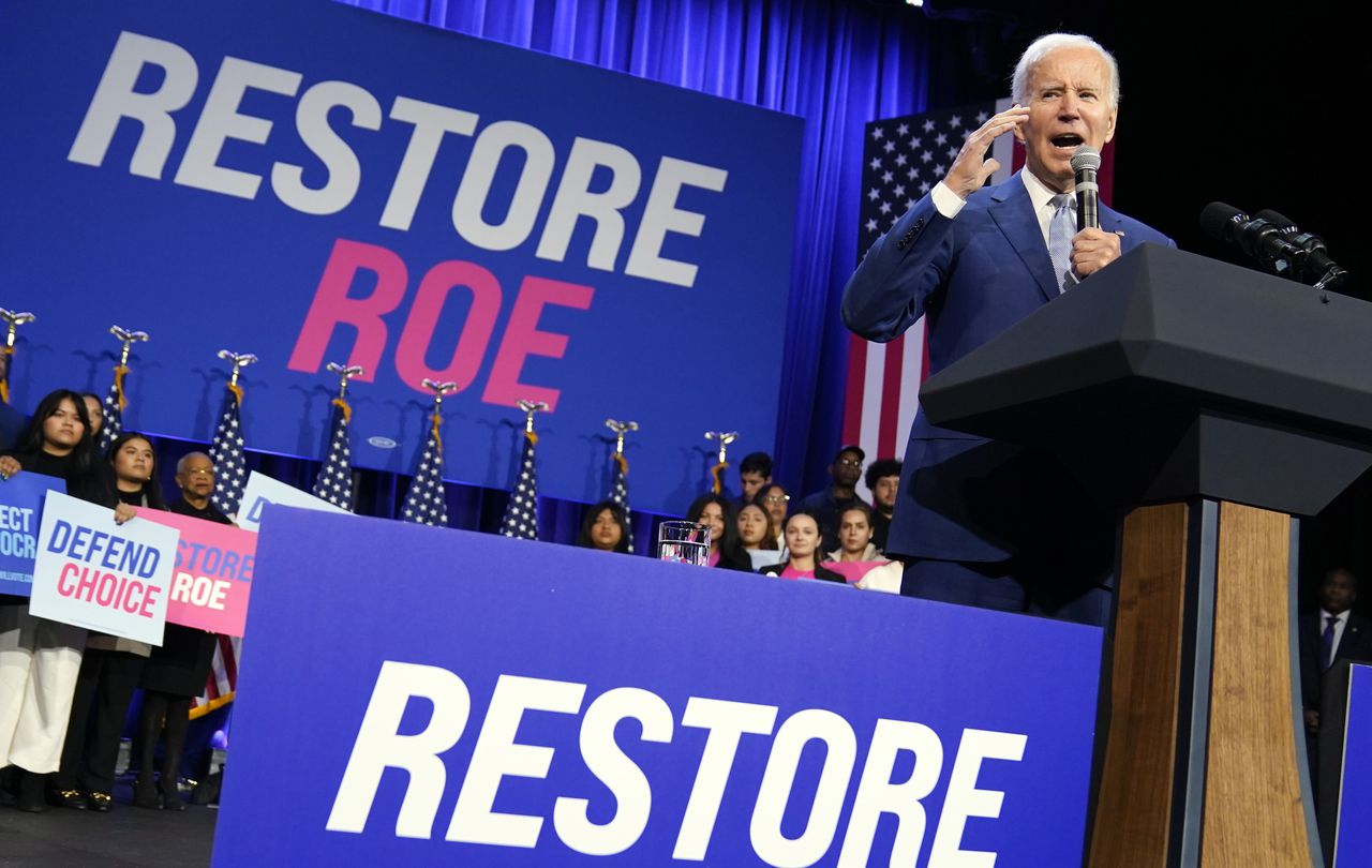 Presidente Joe Biden habla sobre el acceso al aborto durante un evento del Comité Nacional Demócrata