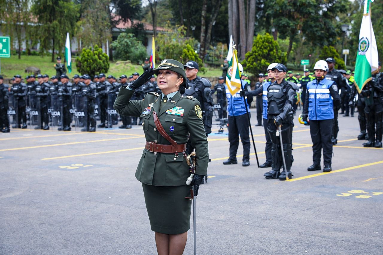 Por primera vez en la historia del Esmad, una mujer asumió el cargo de comandante de la unidad.