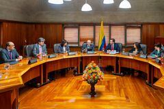 Alcalde de Bogotá visita protocolaria Corte Constitucional.