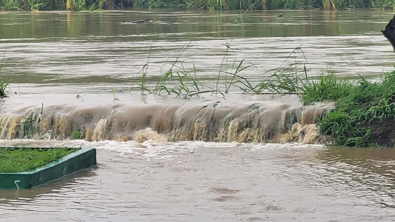 Autoridades evalúan afectaciones por desbordamiento del río Cauca en el Valle; así amaneció el afluente.