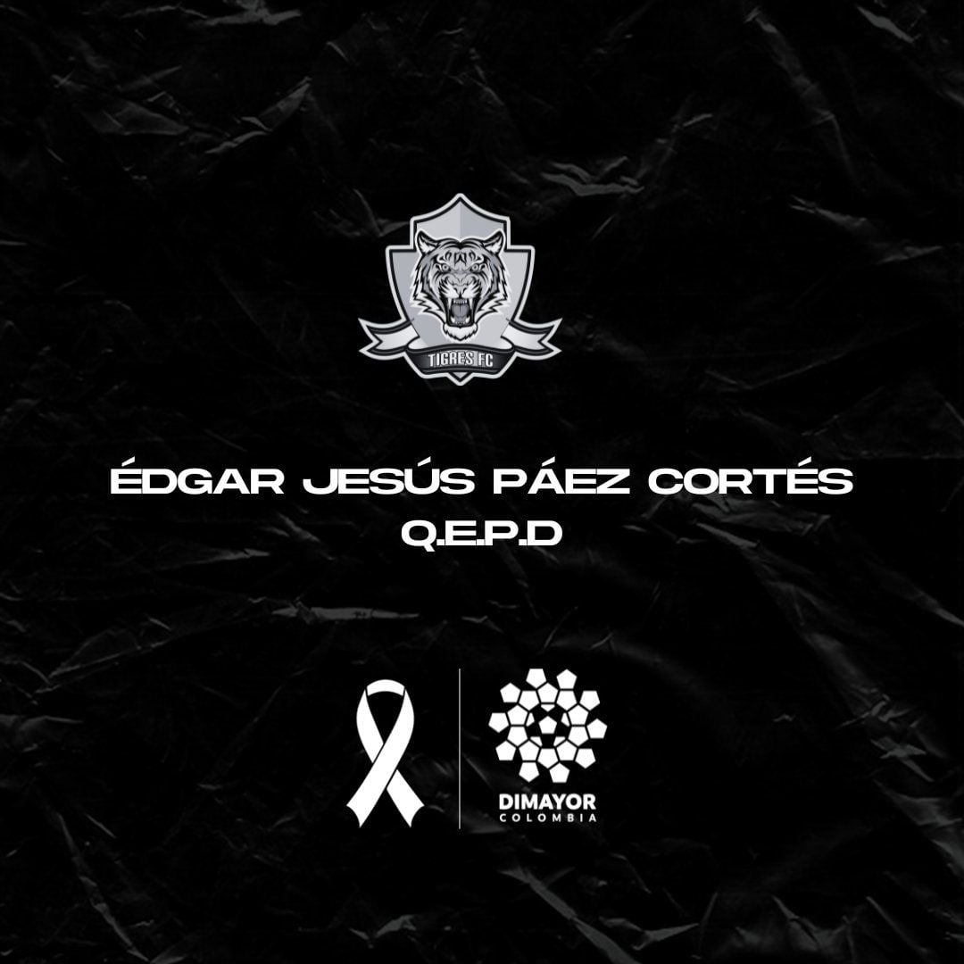 Mensaje de la Dimayor sobre el asesinato de Édgar Páez, presidente de Tigres