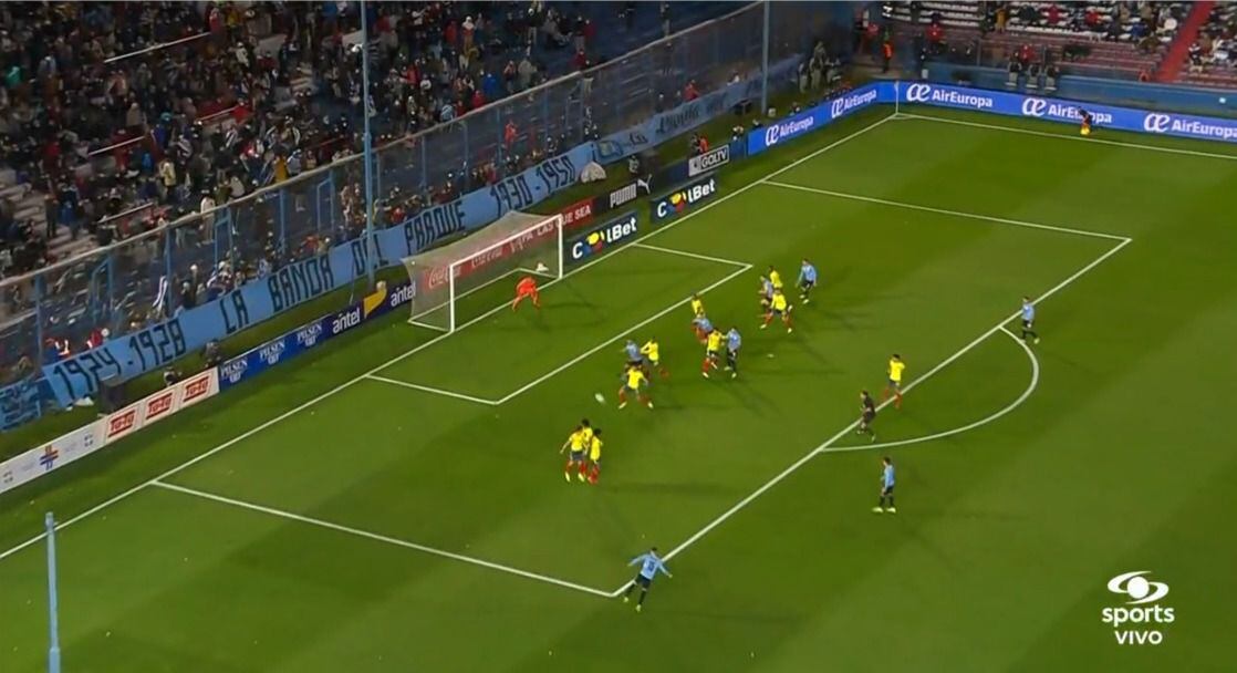 Transmisión de Uruguay vs Colombia