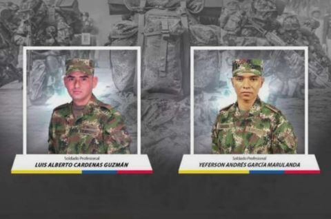Dos soldados murieron en el municipio de Ituango en medio de combates con disidencias de las Farc.