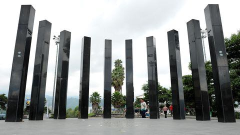 Monumento a los Fundadores en Manizales, Caldas.