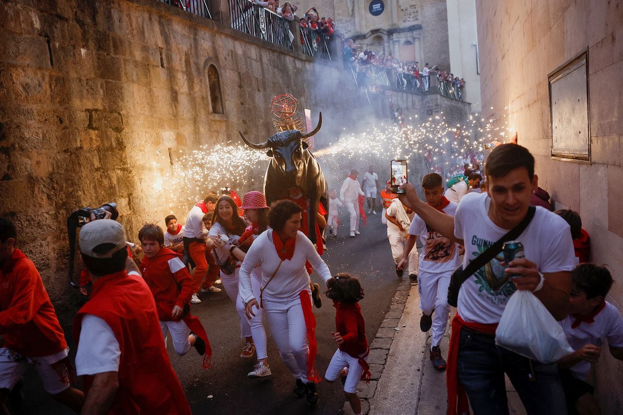 En imágenes : Arrancan las fiestas de San Fermín