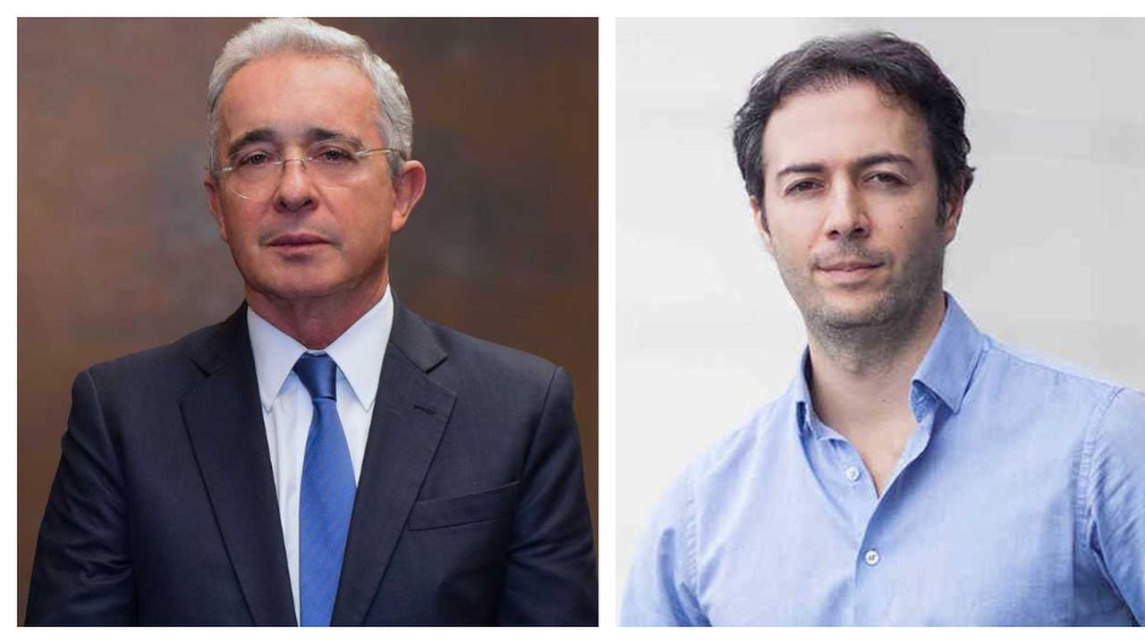 Álvaro Uribe y Daniel Quintero.