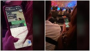 Mujer se hizo viral en TikTok por mentir a su novio en pleno concierto.