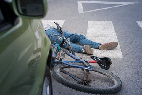 Accidente en bicicleta