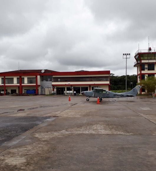 Aeropuerto César Gaviria Trujillo Inírida, en Guainía.