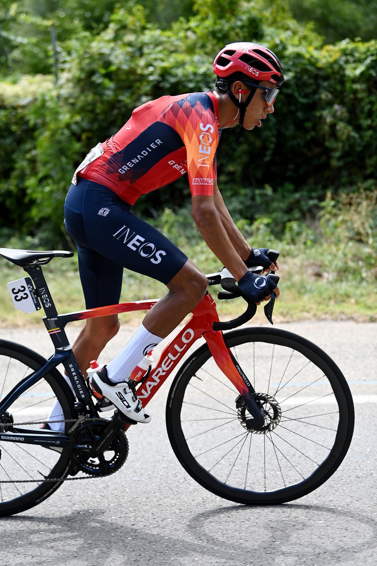 ARINSAL, SPAIN - AUGUST 28: Egan Bernal of Colombia and Team INEOS Grenadiers competes during the 78th Tour of Spain 2023, Stage 3 a 158.5km stage from Súria to Arinsal 1911m/ #UCIWT / on August 28, 2023 in Arinsal, Andorra. (Photo by Tim de Waele/Getty Images)