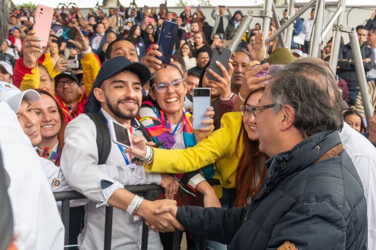 El presidente Gustavo Petro clausuró este domingo la Asamblea Popular que se realizó en Bogotá.