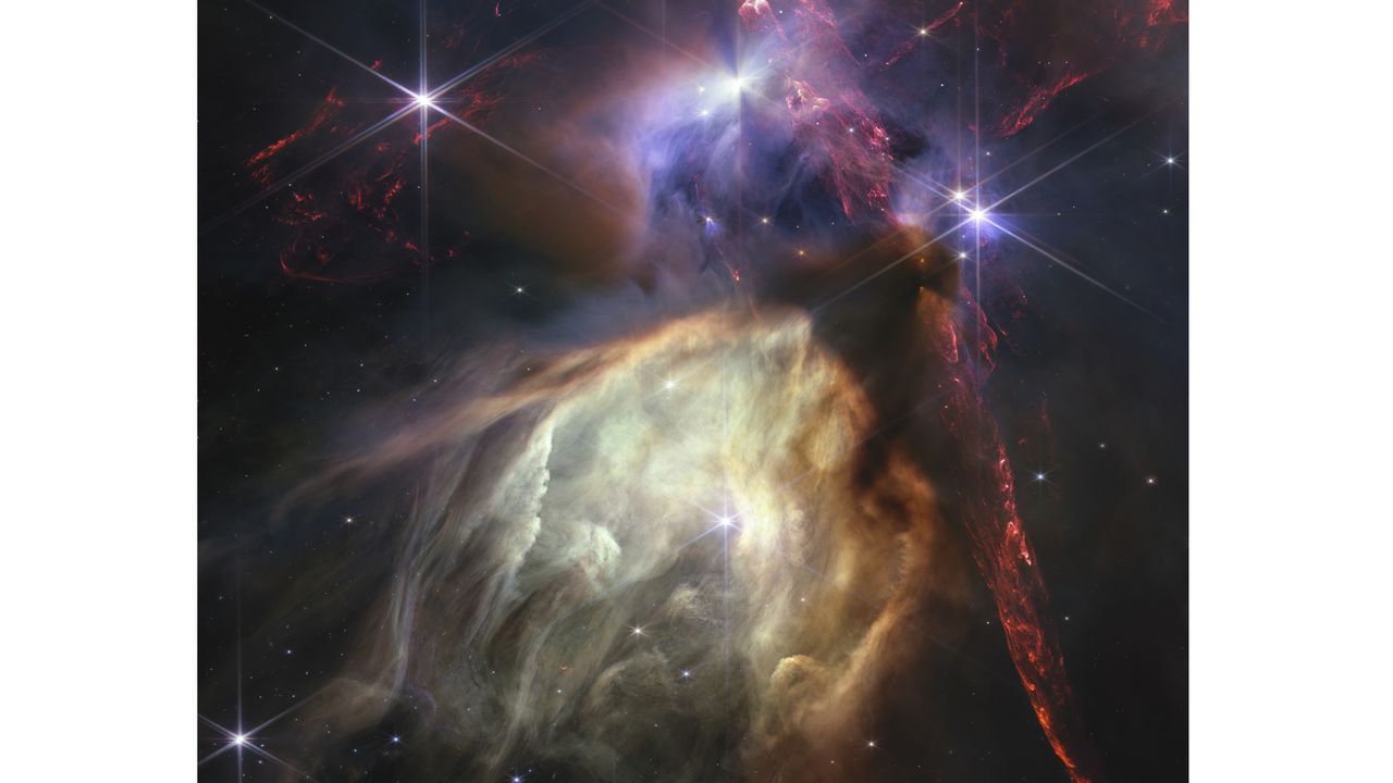 La imagen corresponde a la nebulosa Rho Ophiuchi, la región de formación estelar más próxima a la Tierra.