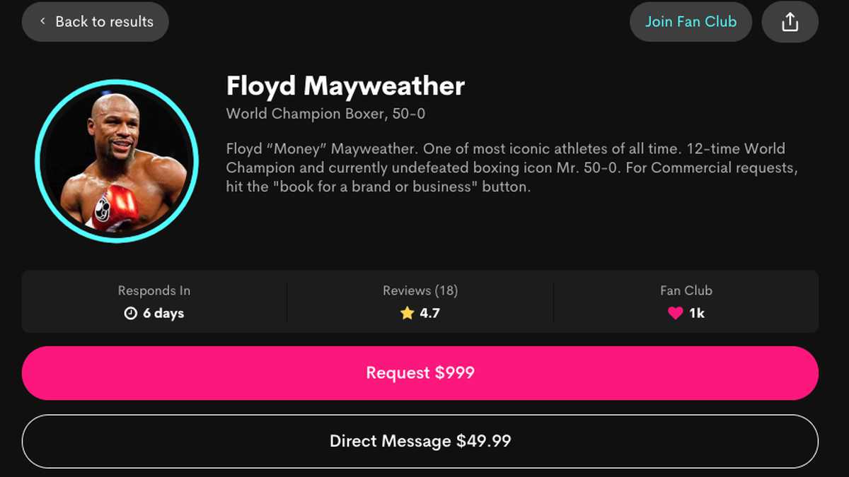 Floyd Mayweather/ Cameo.