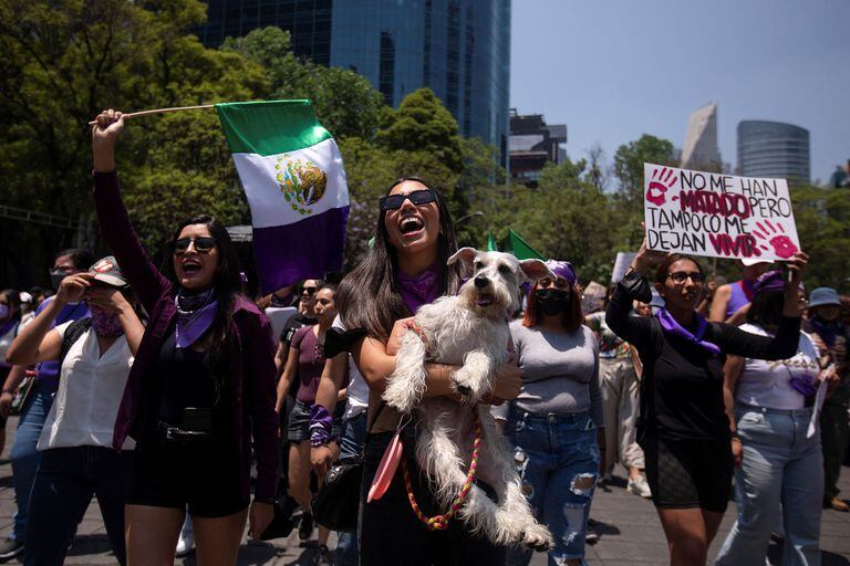 Las mujeres de México protestan contra la violencia de género