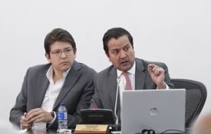 Congreso de la República 
sesión de la Comisión Accidental de Seguimiento al Metro de Bogotá para recibir y escuchar el informe del contrato para evaluar el diseño subterráneo de la Primera Línea del Metro