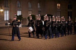 Guardia del Palacio del Elíseo, casa presidencial de Francia