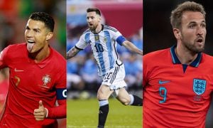 Cristiano, Messi y Harry Kane van por la Bota de Oro de Qatar 2022.