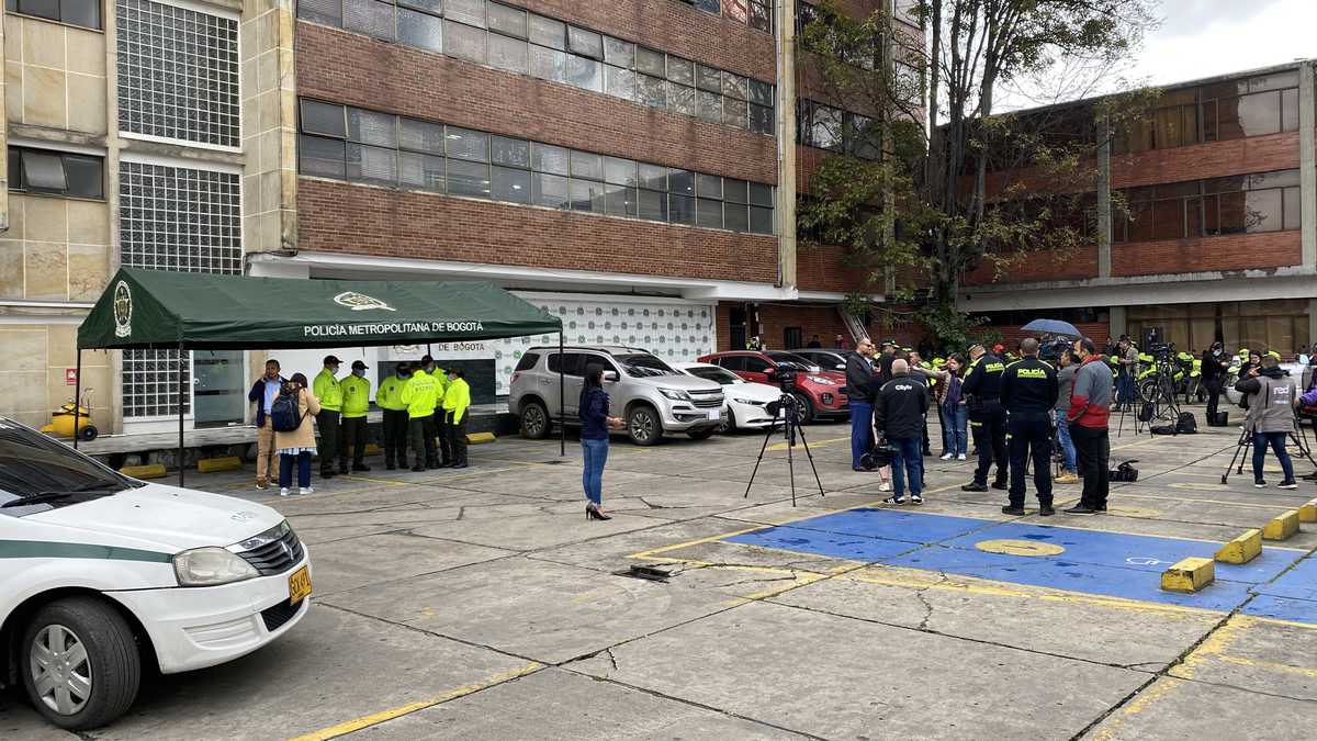 La Policía Metropolitana de Bogotá entrega resultados contra el hurto de vehículos.