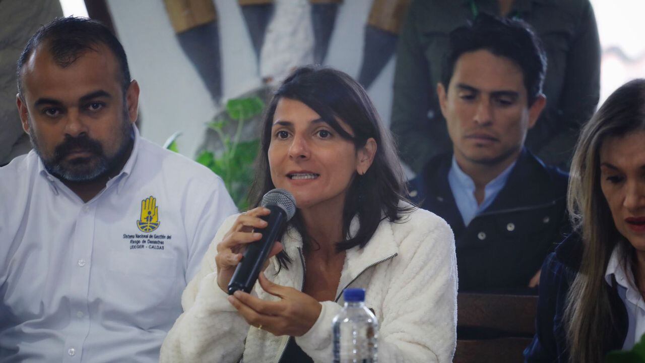 Irene Vélez, ministra de Minas y Energía, en el PMU por la emergencia del gas.