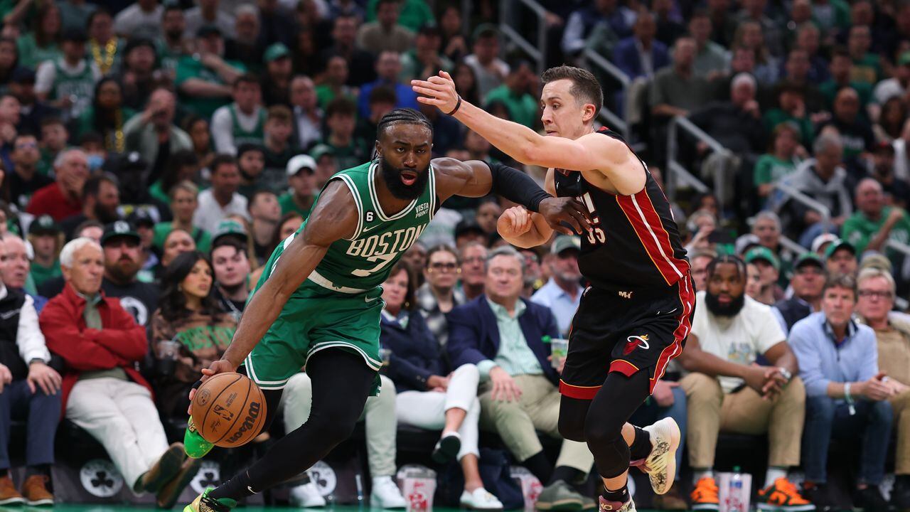 Imagen del duelo entre Boston Celtics y Miami Heat, por la serie final de la Conferencia Este de la NBA.