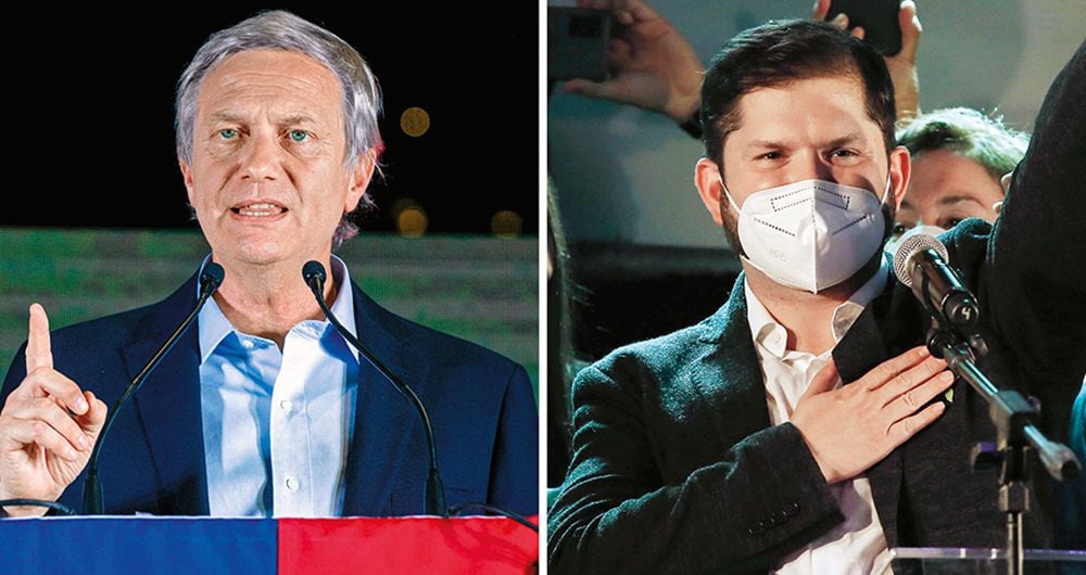   José Antonio Kast y Gabriel Boric lucharán en una segunda vuelta de infarto y sin favorito en un país totalmente polarizado entre derecha e izquierda.