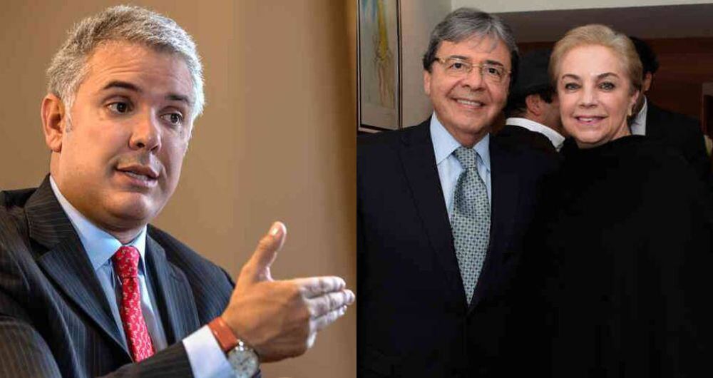 Presidente Iván Duque y Carlos Holmes Trujillo