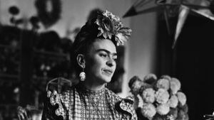 Frida Kahlo (1910-1954), pintora mexicana y esposa de Diego Rivera.