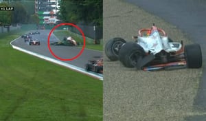 Sebastián Montoya sufrió accidente en el Campeonato de Fórmula Regional Europea