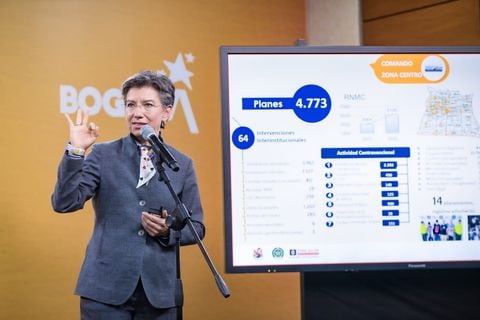 La alcaldesa Claudia López entregó un balance de seguridad en Bogotá en el primer bimestre del año. Si bien casi todos los delitos van a la baja, los homicidios van en aumento.