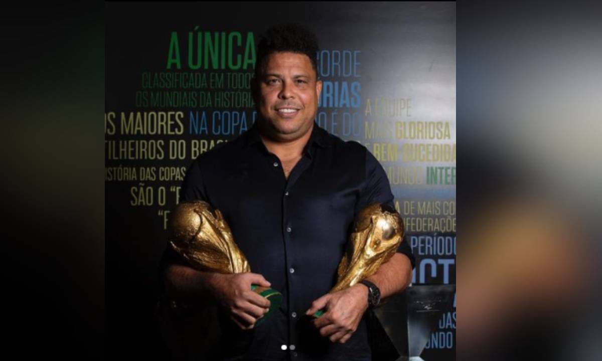 Ronaldo fue dos veces campeón mundial con la Selección de Brasil.