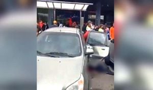 Accidente de Tránsito en la Terminal de Transporte en Bogotá dejó varios heridos.
