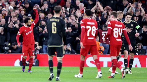 Liverpool resolvió la serie de octavos de final en Anfield Road