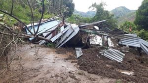 La zona rural de La Victoria está incomunicada debido a los derrumbes provocados por las lluvias.