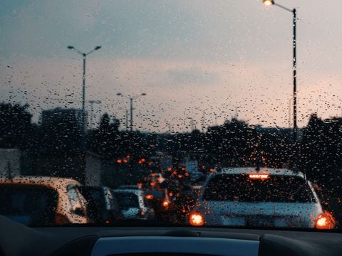 Foto de referencia sobre las lluvias en Bogotá (Colombia)