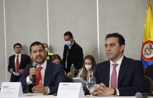 Registrador Alexander  Vega y Ministro del Interior Daniel Palacios, adelantan la  Comisión Nacional de Garantías Electorale