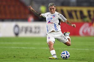 Juan Fernando Quintero en el juego por Copa Sudamericana ante Tolima.